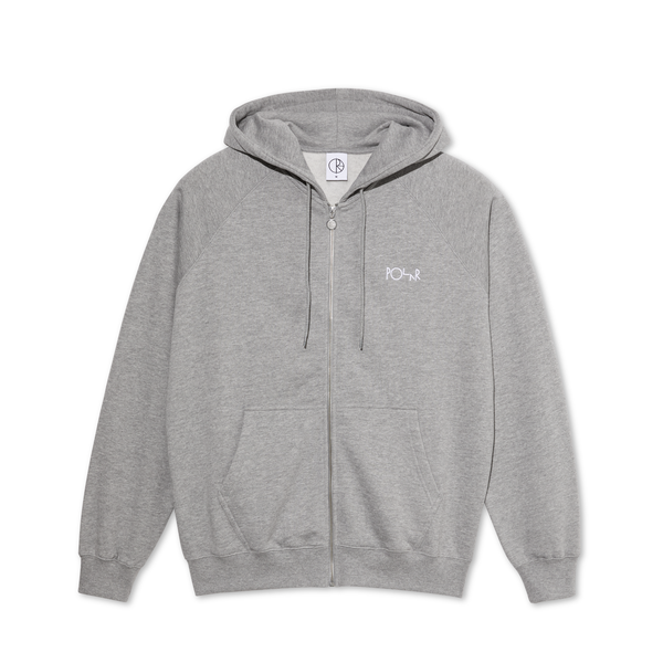 Polar - Default Zip Hoodie Heather Gray