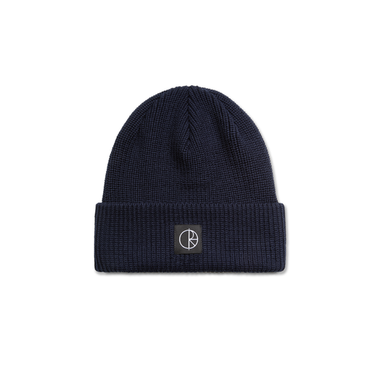 Polar - Double Fold Merino Beanie Navy