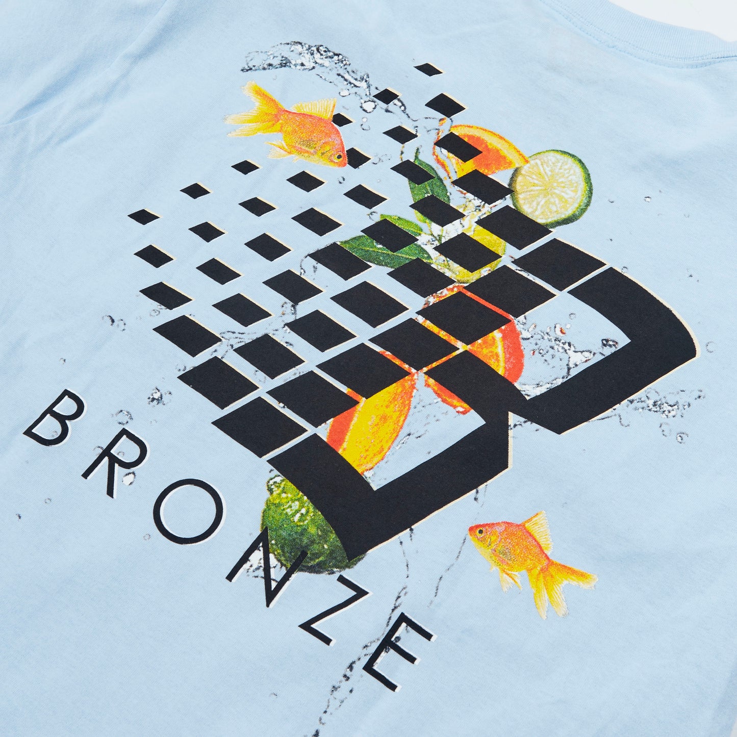 Bronze - Citrus Logo Tee Powder Blue