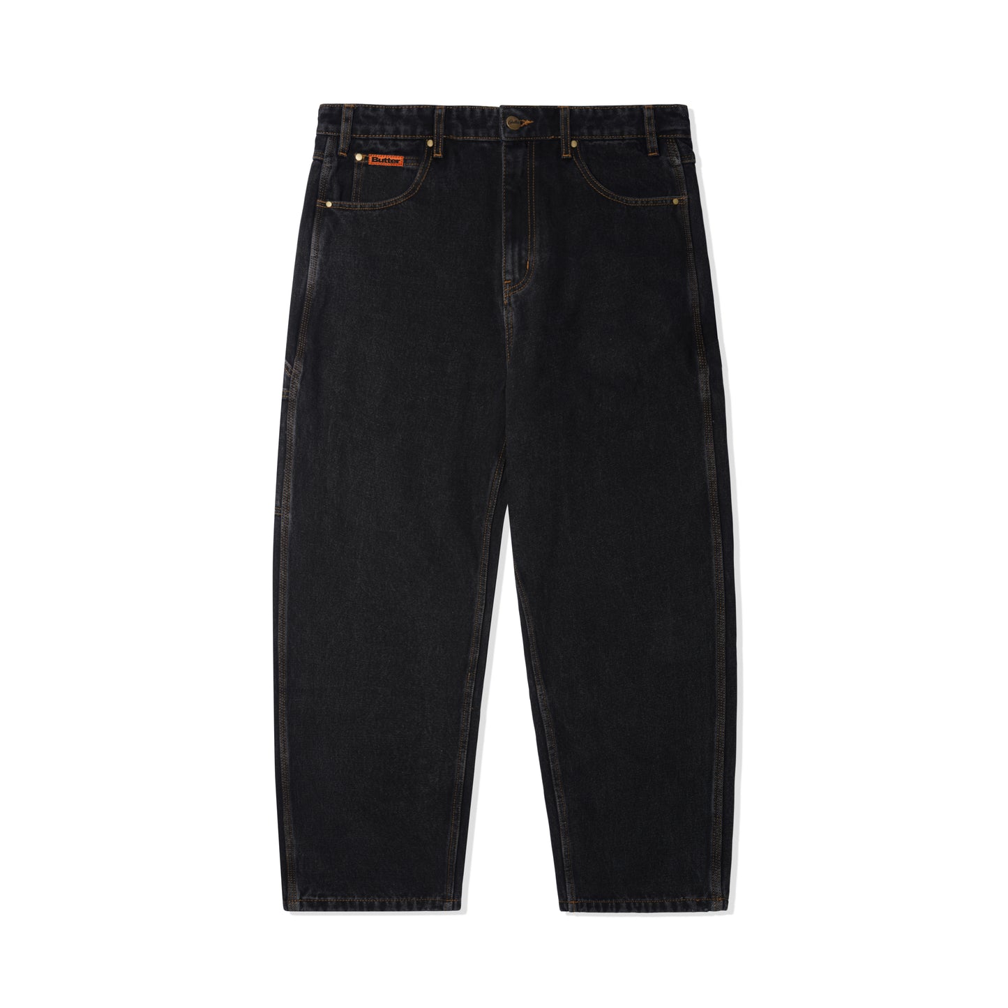 Butter Goods - Baggy Denim Jeans Washed Black