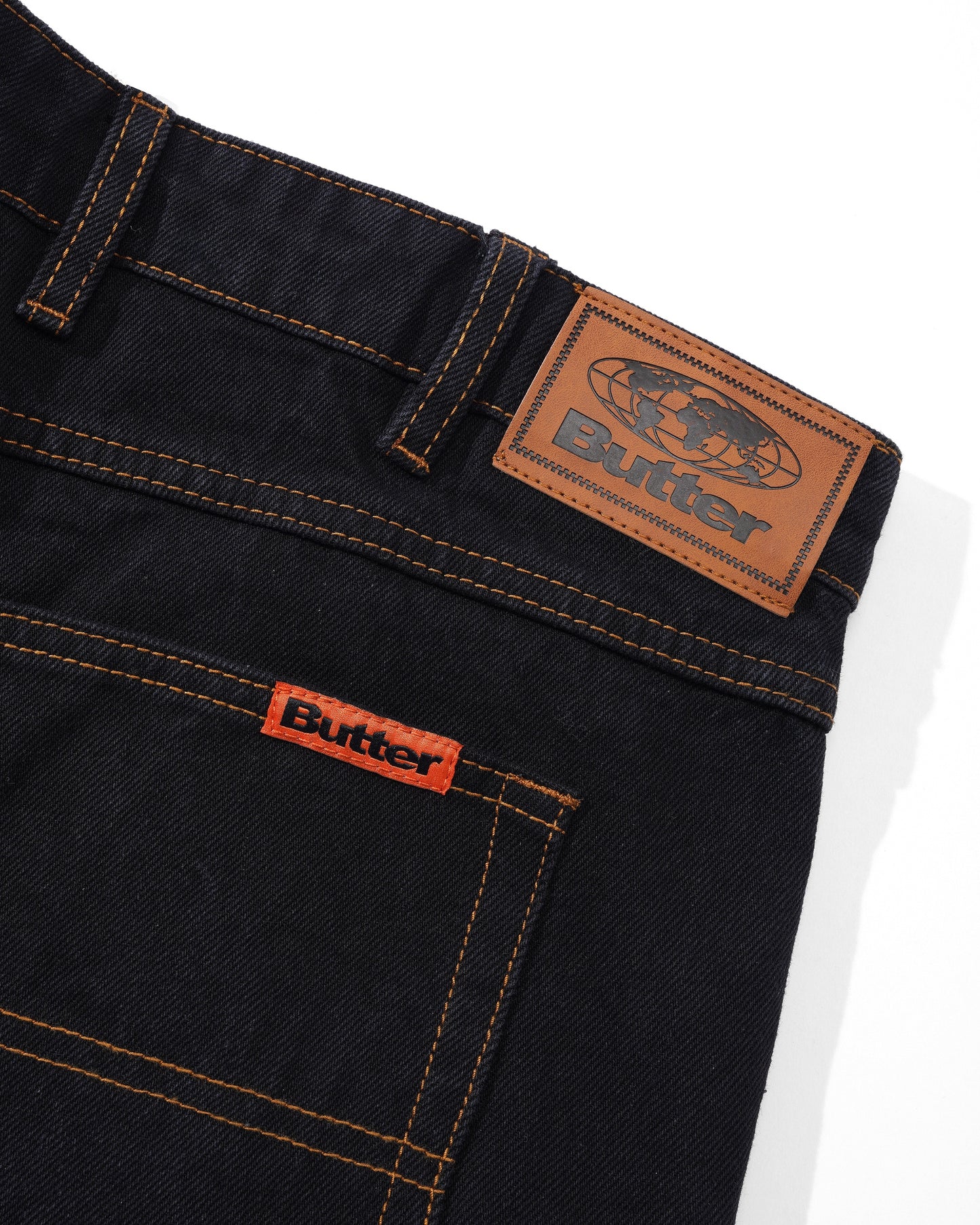 Butter Goods - Baggy Denim Jeans Washed Black