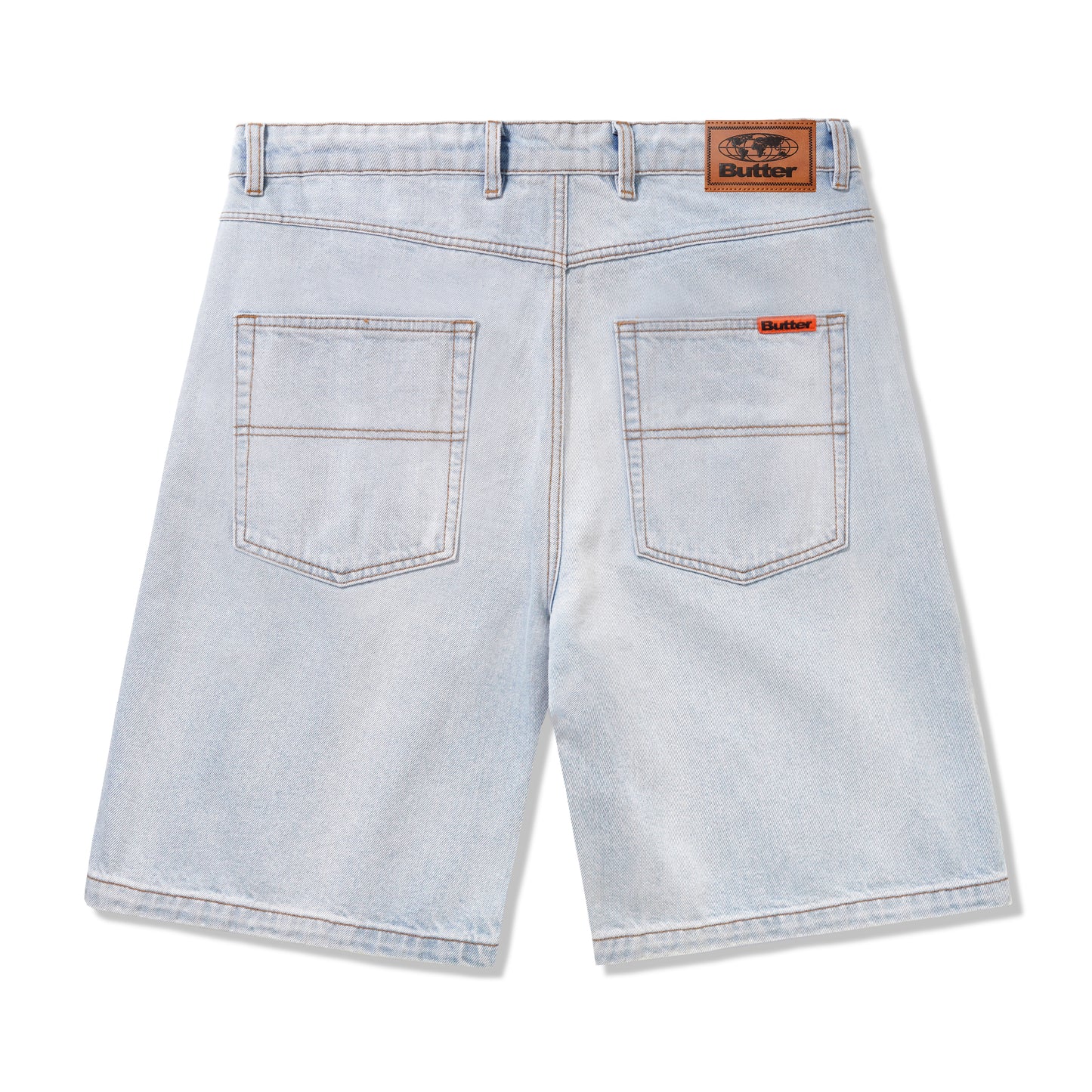 Butter Goods - Baggy Denim Shorts Washed Indigo