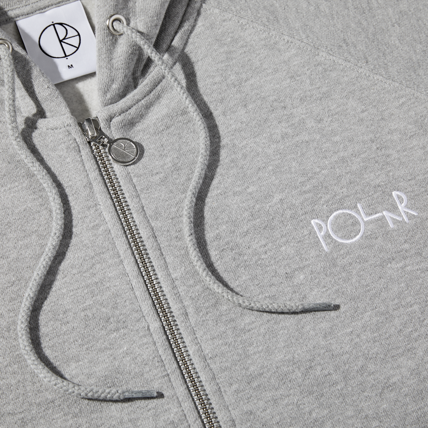 Polar - Default Zip Hoodie Heather Gray