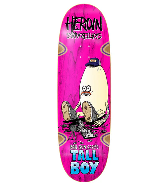 Heroin Skateboards - Bail Gun Gary's Tall Boy 10.25"