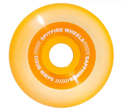 Spitfire - Sapphire 90A Clear/Orange 54mm