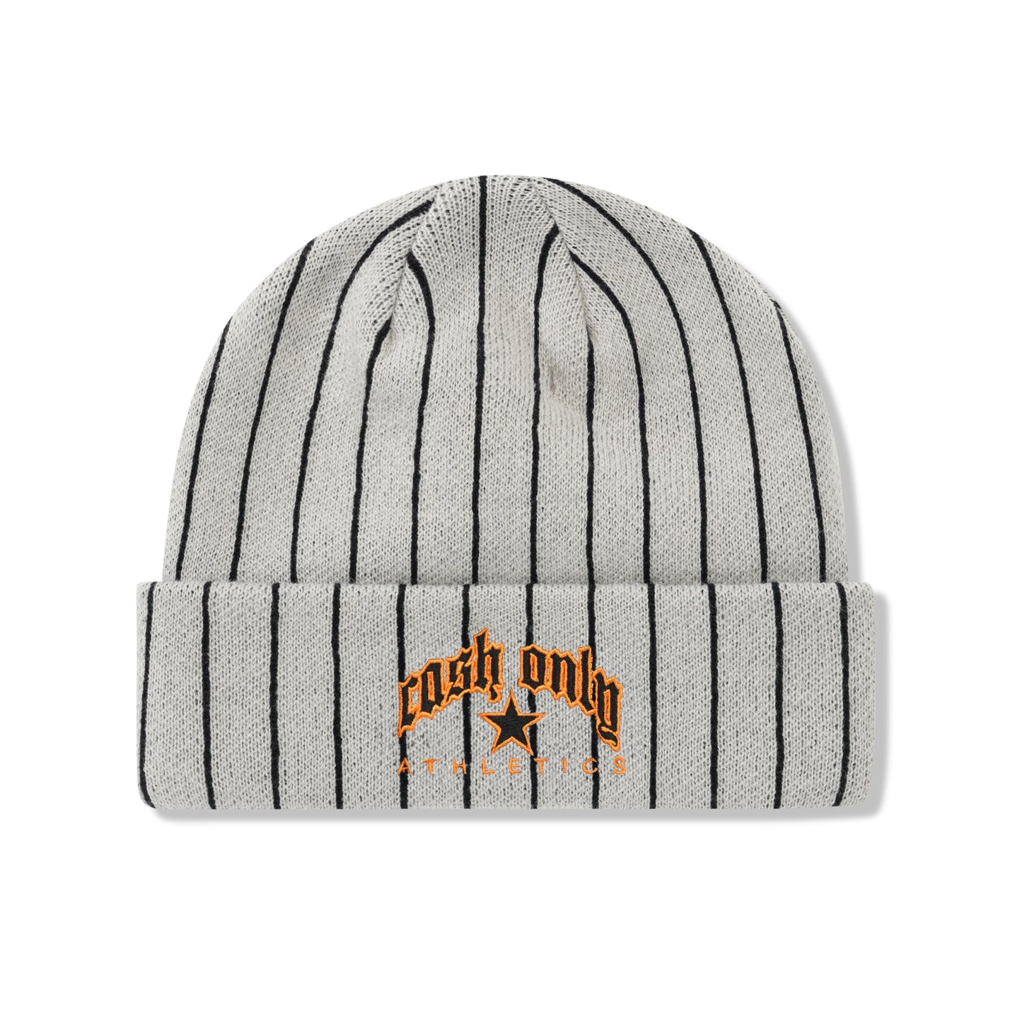 Cash Only - Pinstripe Beanie Light Grey