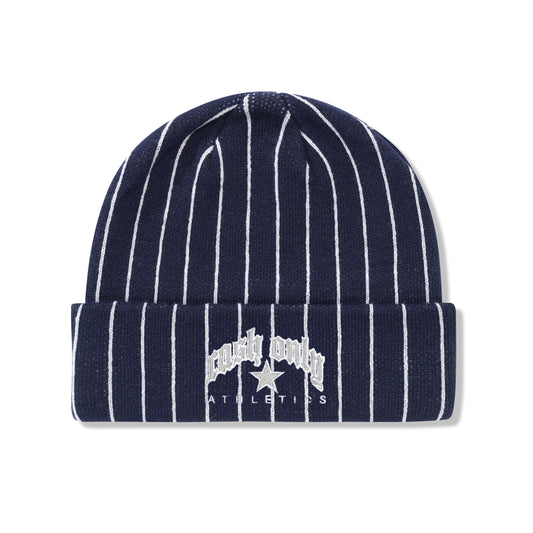 Cash Only - Pinstripe Beanie Navy