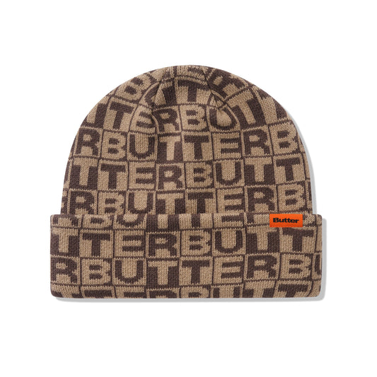 Butter Goods - Tiles Beanie Brown