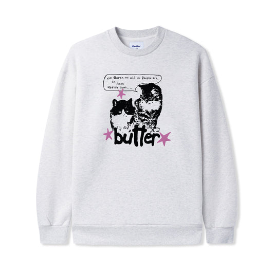 Butter Goods - Upside Down Crewneck Ash