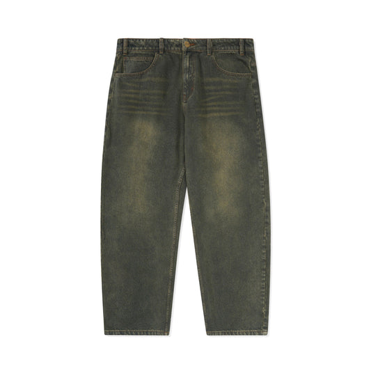 Butter Goods - Warped Denim Jeans Dirty Washed Indigo