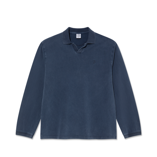 Polar - Serge Polo LS Shirt Blue