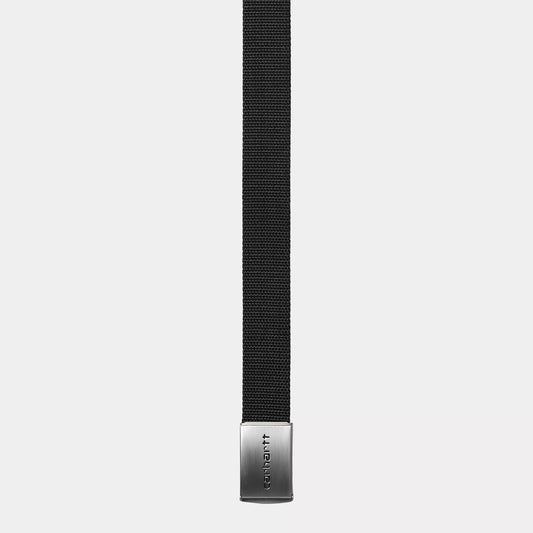 Carhartt - Clip Belt Chrome Black