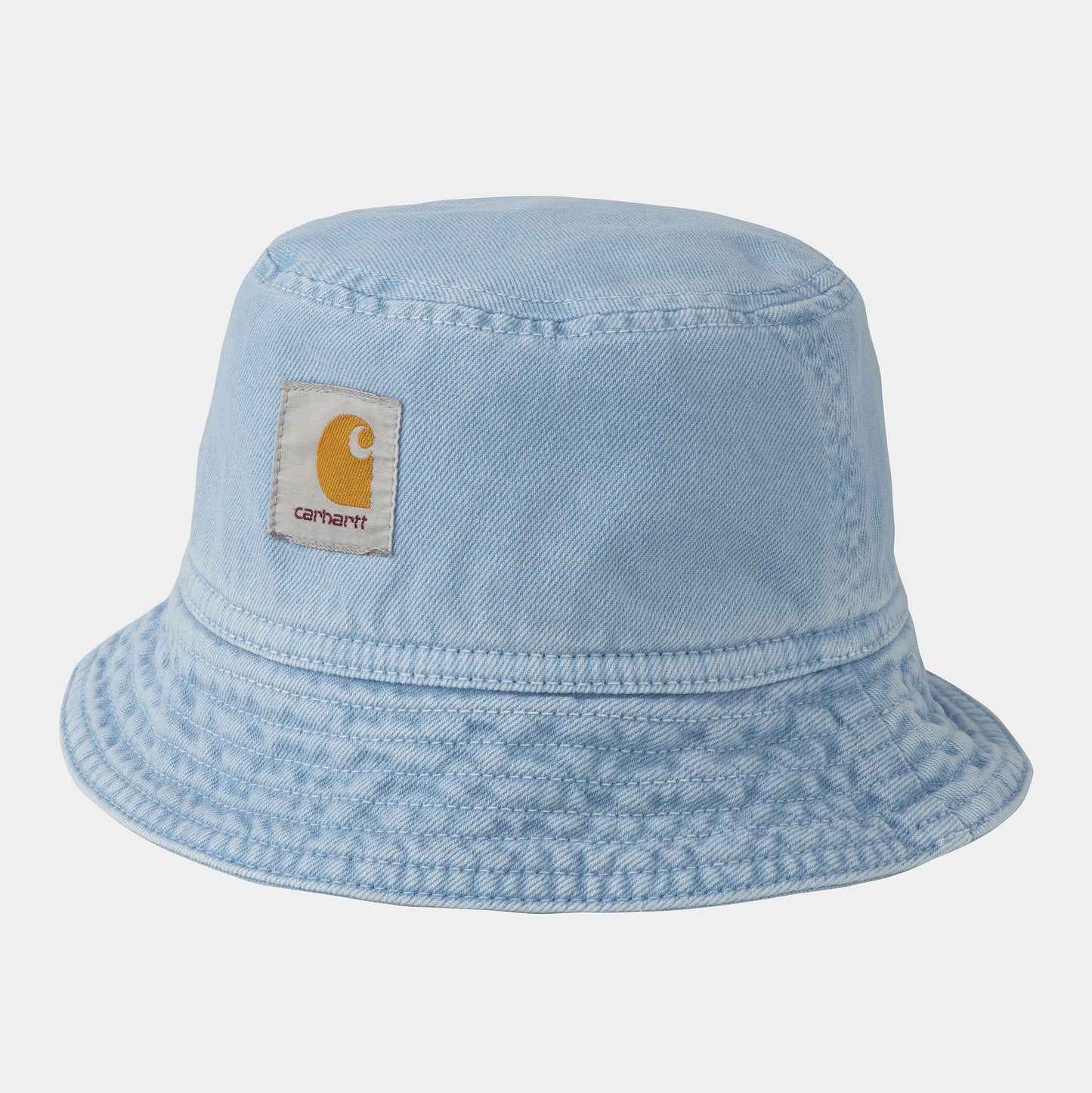 Carhartt WIP Bucket hat vaalean sininen denim, C-logo