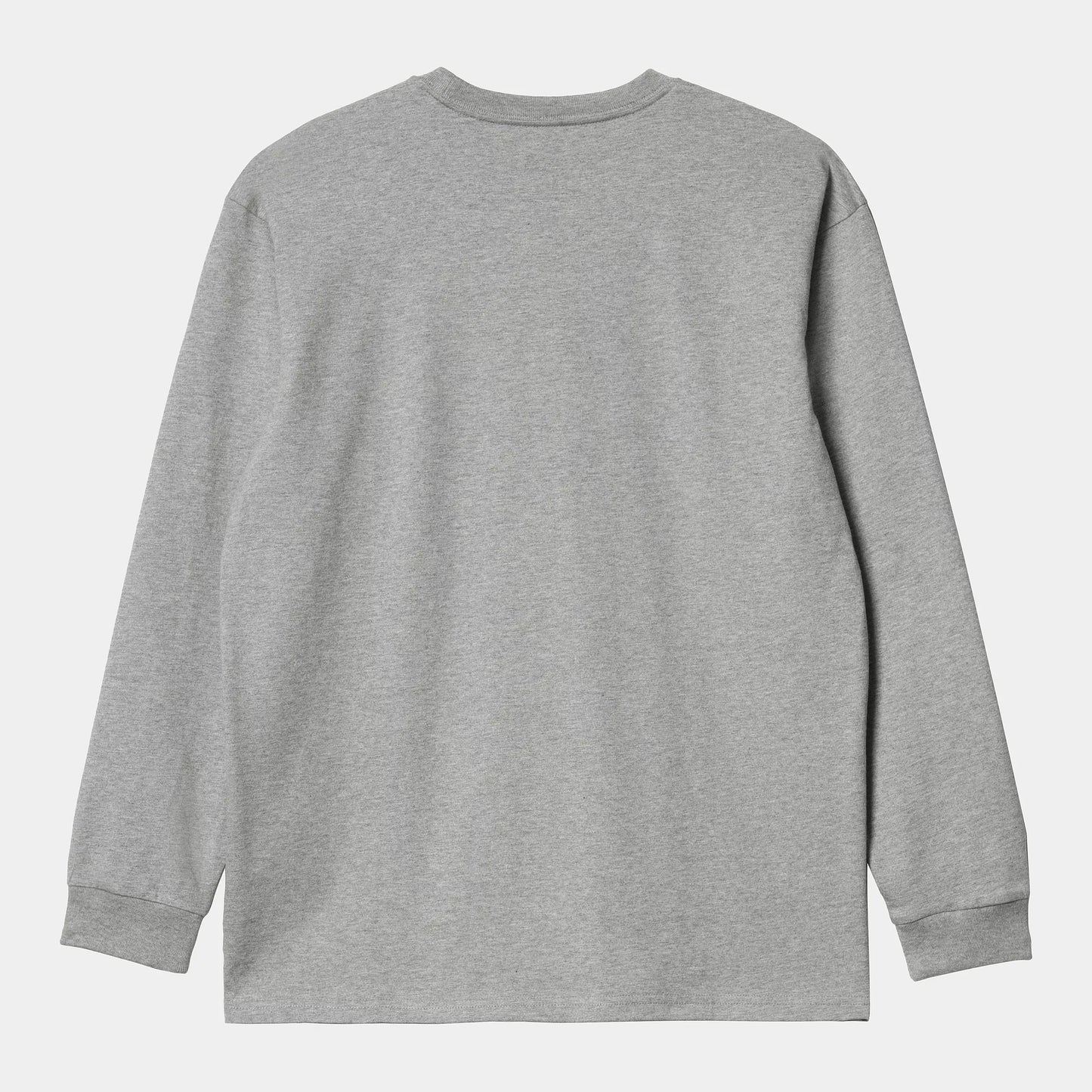 Carhartt - L/S Chase T-Shirt Grey Heather / Gold