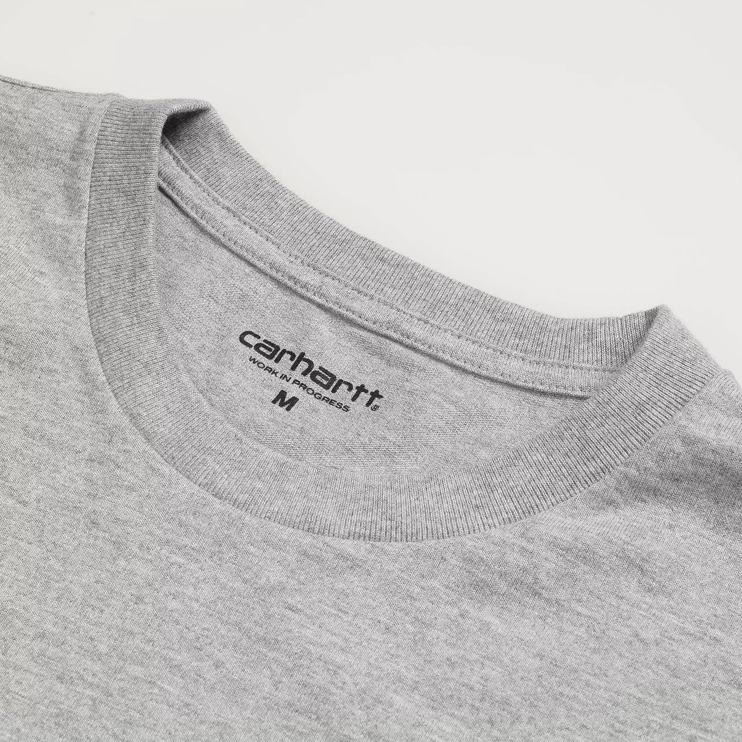 Carhartt - L/S Chase T-Shirt Grey Heather / Gold