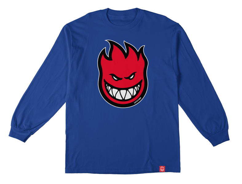 Spitfire - Bighead Fill L/S Tee Blue/Red